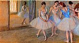 Edgar Degas Famous Paintings - Dancers in the Studio